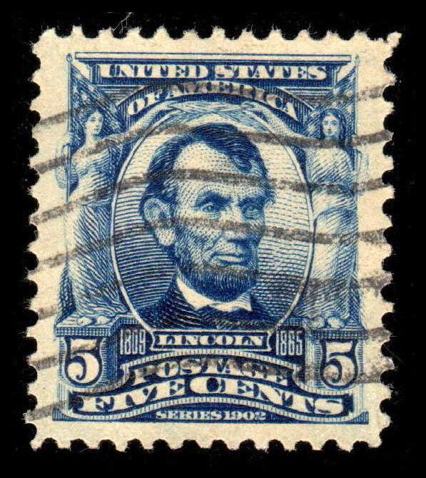 Illustration of a vintage U.S. stamp